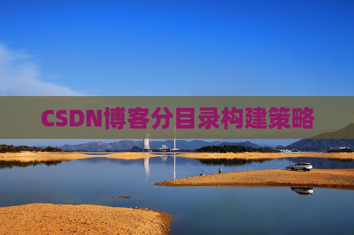 CSDN博客分目录构建策略